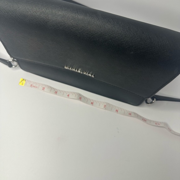 Michael Kors Black Crossbody Bag with Silver Accents - Picture 5 of 6